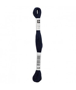 Fil à broder mouliné Uni - Rico Design 125 Bleu