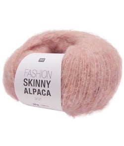 Pelote de laine et Alpaca à tricoter Fashion Skinny Alpaca Aran - Rico Design 02 Rose