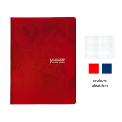 Cahier - 24x32(cm) - Petits carreaux - 192 pages - couverture en carton - sans spirale - Clairefontaine - Calligraphe