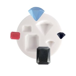 Graine Créative - Moule en silicone (mini) Pierres précieuses