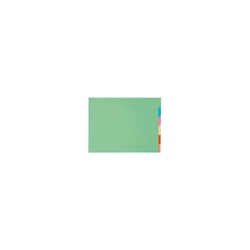 Paquet de 10x6 chemises compartiments a onglets pour armoire SUPER 210 - 24x32cm - Couleurs assorties - Exacompta