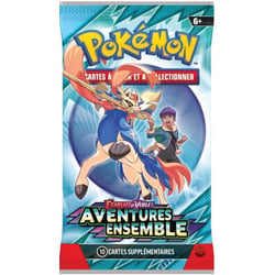 Booster pokémon aventures ensemble ev09 - ecarlate et violet - asmodee - cartes a collectionner française