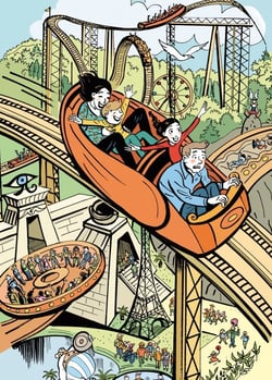 Puzzle 300 pièces - Le Monde de Lucrèce - Une Journée Inoubliable - Grafika