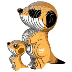 Eugy 3D Modèle: ANIMAL SAUVAGE / MANGOUSTE 7.1x4.1x7.6cm, en carton, en boîte, 6+