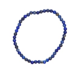 Bracelet Lapis-Lazuli Perles rondes 4 mm - Omsaé