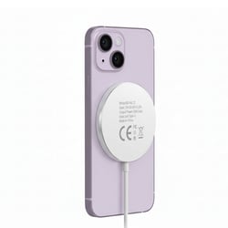 Mayaxess Chargeur Magsafe pour iPhone 14 Plus 15W Magnétique Blanc
