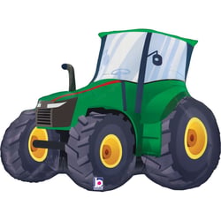 Ballon Aluminium Hélium Géant - Tracteur Agricole 70 cm