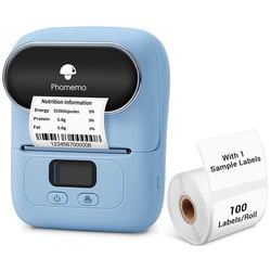 Mini Imprimante Bluetooth Portable Sans Encre Pour Étiquettes Rapides Et Faciles Bleu YONIS