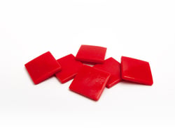 Carreaux mosaïque Rouge Pixel art - Classique - Lot de 30
