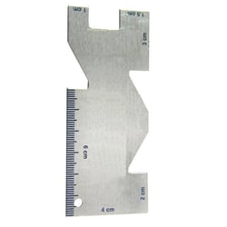 Réglette à ourlet en aluminium 38mm