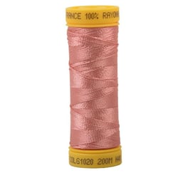 Bobine fil à broder 100% viscose 200m - Rose Incarnadin C20