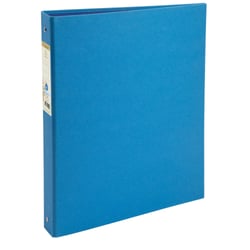 Classeur rembordé papier 4 anneaux 30mm Forever - A4 - Bleu clair - x 10 - Exacompta