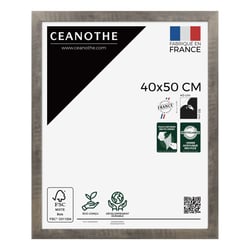 Cadre photo Alizée brun 40x50 cm