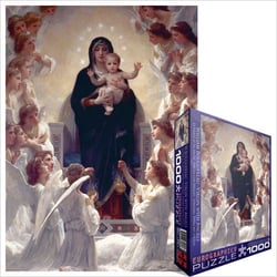 Puzzle 1000 pièces - Vierge avec Anges - Eurographics
