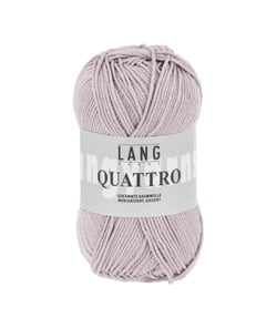 Fil à tricoter 100% coton QUATTRO - Lang Yarns 148 Violet