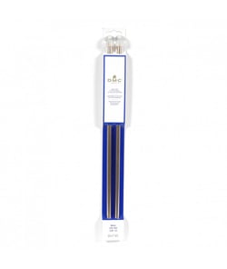 Aiguilles à tricoter aluminium anodisé 40 cm - DMC taille n°9