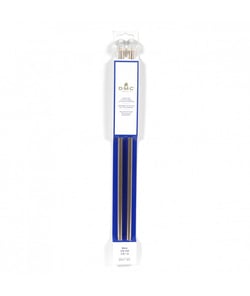 Aiguilles à tricoter aluminium anodisé 40 cm - DMC taille n°9