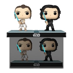 Star Wars - Pack 2 Figurines Bobble Head POP! Kylo & Rey 9 cm - Funko