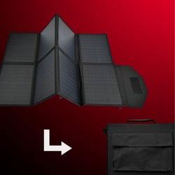 AGFAPHOTO Solar Panel SP120 - Panneau Solaire Mobile 120W Mono 18V World Wide 10 Edition
