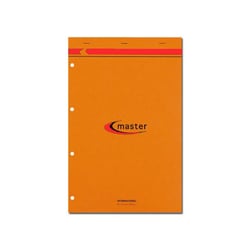 Bloc notes - A4 + - 21x 31,8cm - Grands Carreaux - 80 feuilles - Master