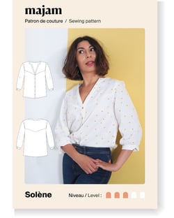 Patron couture Chemisier Solene