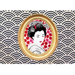 Tapis de souris Geishas 27 x 19 cm