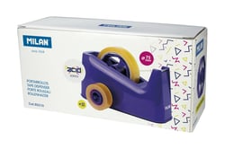 Boîte porte-rouleau avec double adaptateur 66 m série Acid, bleu