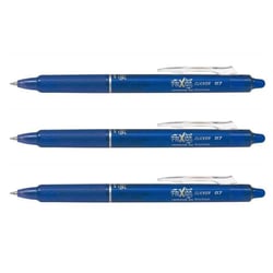Lot de 3 stylos roller rétractables effaçables Frixion Ball Clicker 0,7 mm Pilot