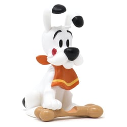 Astérix - Figurine Idéfix et son Os 5 cm - Plastoy