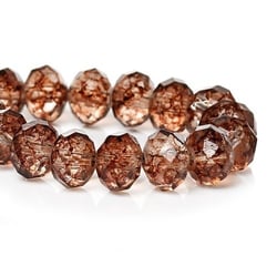 Perles En Verre à Facettes, Tons Marron, 4 Mm, 25 G | Acheter En Ligne