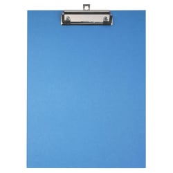 Porte-bloc papier enduit - Format 23x32cm pour A4 - Bleu - x 10 - Exacompta