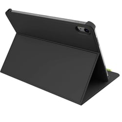 Étui Folio - GECKO - iPad Air 13 - Cuir de cactus recyclé - Antichoc - Noir