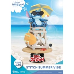 Disney - Diorama D-Stage Stitch Summer Vibe 16 cm - Beast Kingdom Toys
