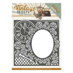 Die matrice de découpe embossage Yvonne Créations Vintage Objects ENDLESS TIMES 10132