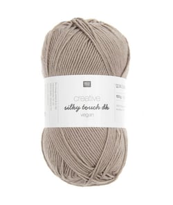 Fil à tricoter Creative Silky Touch Dk Vegan - 100gr - Rico Design 34 marron galet