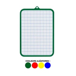 Ardoise - Blanche - 2 faces - 28x16,5cm - Effaçable - Scolaire - Wonday