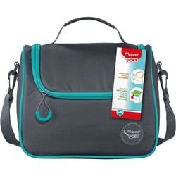 Sac à déjeuner et goûter - Isotherme - Bleu/Gris - Avec bandoulière - Picnik - Maped