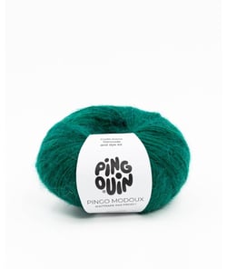 Pelote de Laine et Mohair PINGO MODOUX - Douceur et Style Réunis - Pingouin Vert Bouteille