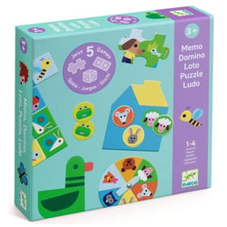 MÉMO, LOTO, DOMINO - À la ferme - 5 JEUX