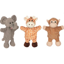 Marionnettes girafe singe éléphant - Goki