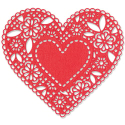Matrices de découpe - Cœur en dentelle - 10 dies Thinlits - Sizzix