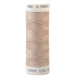 Fil à coudre polyester 100m made in France - beige dune 395