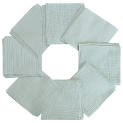 Set 50 carrés gaze de coton – Coupons patchwork couture créative DIY