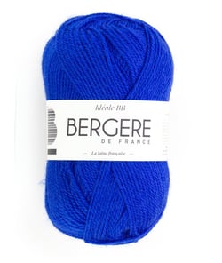 Pelote IDEALE BB - Bergère de France BLEU ROI