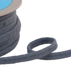 Bobine 20m double cordon fils 10mm gris