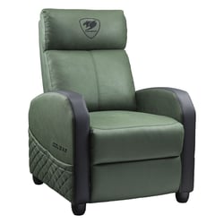 Fauteuil gaming - Cougar Gaming - RANGERELITE - Vert - Dossier 180° - Accoudoirs 4D - PVC, velours et tissu imitation cuir