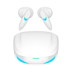 Ecouteurs Bluetooth 5.2 Stéréo Tactile Pour Jeux Avec Longue Autonomie Blanc YONIS