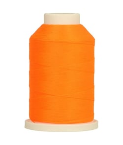 Fil mousse à surjeter Aeroflock n°100 Madeira - 1000m - Madeira 9937 Orange Fluo