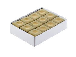 Boite de 12 craies pour queue de billard – Couleur camel - 1001Jouets - Beige