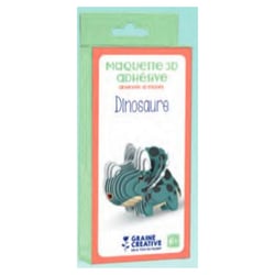 Dino – Maquette en bois 3D a assembler - Graine Creative - Rose